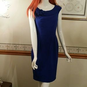 Calvin Klein size 2 cobalt blue shift dress.